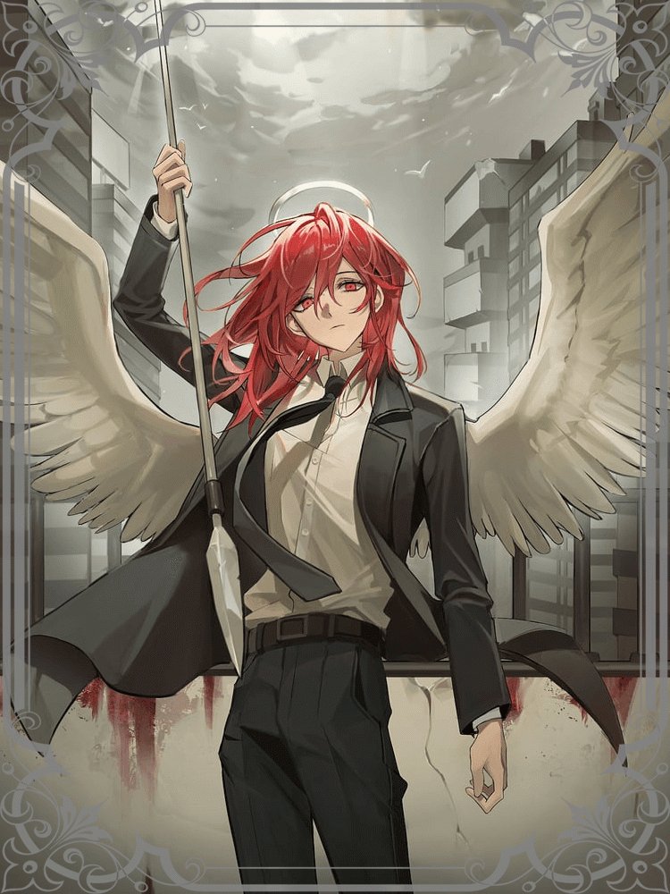 Angel Devil Black Nickel Pin LE 20 Chainsaw Man (CSM) Anime operone.de