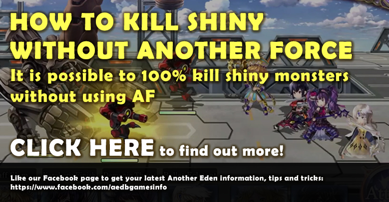 How to Kill Shiny Monsters without Another Force (AF)
