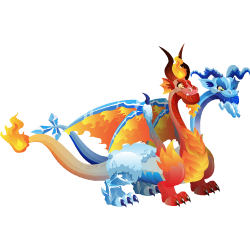 what to breed to get a fire and ice dragon dragon city