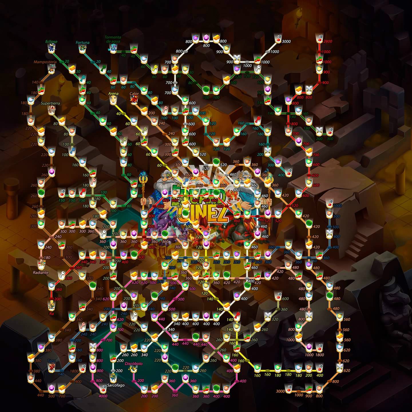 June 2018 - Pyramid Maze Map