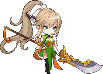 Girl mascot