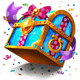 Gilded 2019 Birthday Treasure Chest