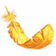 Golden Goose Feather