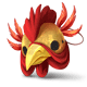 Rooster Mask