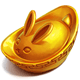 Water Rabbit Wealth Ingot