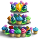 Cupcake Party Tower