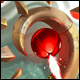 Focused Crystal Laser Trap