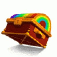 rainbow toy chest