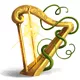 Golden Harp String