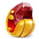 Royal Ruby Bean Egg