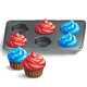 Assortment of 6 Cupcakes (Blue and Red)