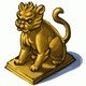 Gold Tiger Statue