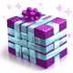 Purple Winter Hunt Gift Box
