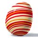 Antique Stripy Red Egg