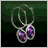 High-grade Amethyst Earrings