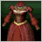 Dress with Ruff Collar