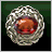 High-grade Garnet Brooch