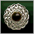 Jet brooch
