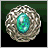 Opal brooch