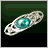 Opal hair ornament
