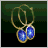 Star Sapphire Earrings